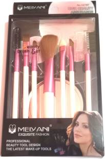 MEIYANI Makeup Brushes For Women And Girls, Professional Brush Kit, Combo Of 7 Different Brushes, Pack Of 1 (PCS OF 7)