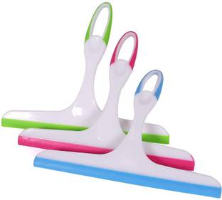 Country hub Non-Slip Hand-Held Wiper for Cleaning Window Glass, Tiles, Kitchen Table Platform, Car Auto Windshield (Multicolour) - Pack of 3 glass and smooth surfaces, kitchen slabs,window glass,car glass,marble floor,tilesCleaning Multiporpouse uses item Wipes