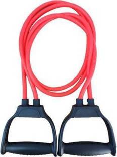 sree hari High Resistance D Handle Double Toning Tube/Toning Belt/Rope Exerciser Resistance Tube