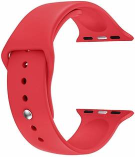 Frazil Soft Silicone Sport 42mm/44mm Band Red Smart Watch Strap