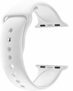 Frazil Soft Silicone Sport 38mm/40mm Band White Smart Watch Strap
