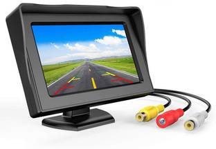 FABTEC 4.3 inch Dashboard Standing LCD TFT Monitor Display for Car Dashboard Dashboard Camera System
