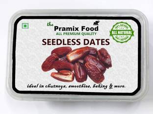 Pramix Seedless Dates | Khajoor, 1kg Dates