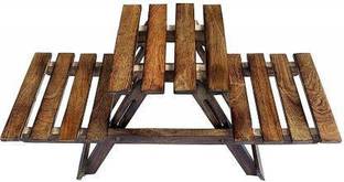 SUNWOOD ENTERPRISES SS HANDICRAFT Folding Rack/Flower Pot Stand/Vase Stand/Gifts Stands Plant Container Set (Wood) Plant Container Set