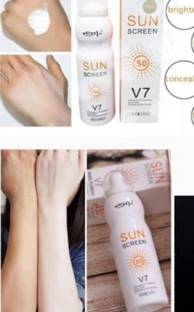 PIBAMY Sunscreen - SPF 50 PA++ Warisha v7 spray instant whitening sunscreen spf 50