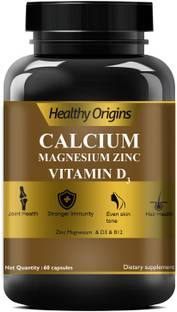 Healthy Origins Organic Calcium Complex - Best Whole Food Supplement for Bone Health