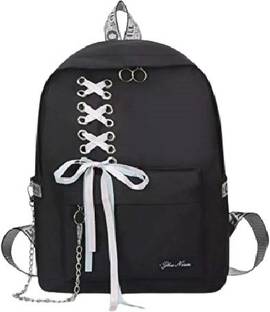 dicsoo Women's Polyester Stylish School Backpack (Pink) Backpack