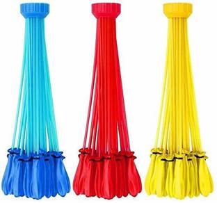 Vibgyor Products Solid Holi Magic Instant Water Balloons Bouquet - Multicolour, Pack of 3 (300 Balloons) Balloon Bouquet
