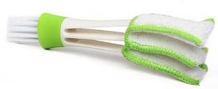 ALLEXTREME Microfiber Cleaning Brush Tools Air-condition Outlet Cleaning Car Window Double Head Keyboard Multifunctional Auto Indoor Brush Vehicle Interior Cleaner