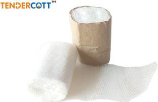 Tendercott Roller Bandage ( Gauze Roll ) 5 cm X 4 meter | Non Sterile | Pack Of 25 counts Non-Sterile Gauge Roll