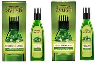 Lever Ayush bhringaraj hair oil an ayurvedic properitary medicine 100mL*2 Hair Oil