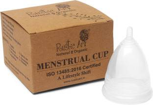 RUSTIC ART Large Reusable Menstrual Cup