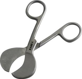 RAMEX Umbilical Cord Cutting Scissor , American Pattern Rounded Tips Stainless Steel Strong Cut Scissors