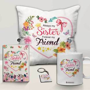 Jhingalala Mug, Cushion, Greeting Card, Keychain Gift Set