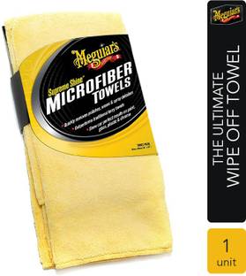 Meguiars Supreme Shine Microfibre Car Cleaning Towel High absorbent Thick Deep Dual-sided Microfiber pile Machine washable Microfiber Vehicle Washing  Cloth