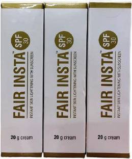 FAIR INSTA SPF 30 INSTANT SKIN LIGHTENING WITH SUNSCREEN PACK OF [3X20GM]