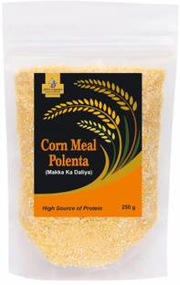 Jioo Organics Standard Cornmeal Polenta Corn Porridge or Makka ka Daliya