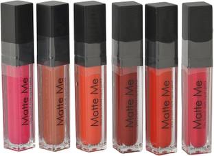 kHUDAt Matte Me Lipsticks Combo 6ml Each Set of 6