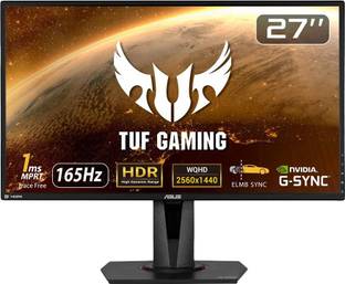 ASUS 68.58 cm (27 inch) Quad HD LED Backlit IPS Panel Gaming Monitor (TUF VG27AQ)