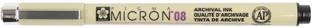 SAKURA Pigma Micron Black Open Stock 08 (0.50mm) Fineliner Pen