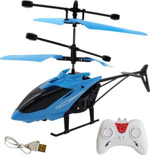DIVI DIVINE Infrared Induction Helicopter Sensor Aircraft USB Charger 2 in 1 Flying Helicopter with Remote Control