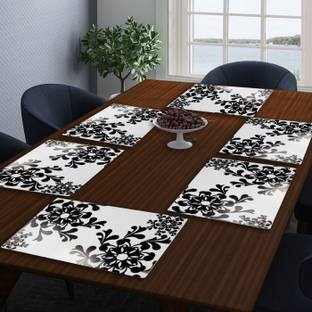 लूमंथा रेक्टेंगुलर 6 का पैक टेबल प्लेसमेट