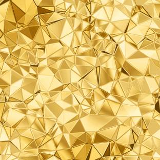 DWELLSINDIA Vinyl Decorative Gold Wallpaper