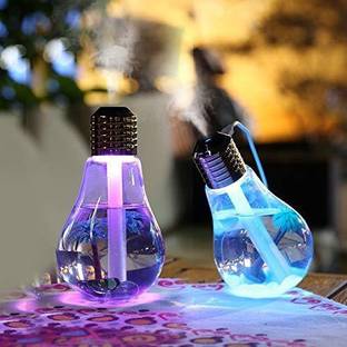 VIRZA TRADE Room Home Decorative Bulb HumidifierSanitizer Air freshener Automatic Seven Color Led Humidifier