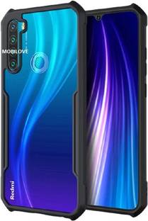 MOBILOVE Back Cover for Mi Redmi Note 8 | Four Corner Hybrid Soft PC Anti Clear Gel TPU Bumper Back Case