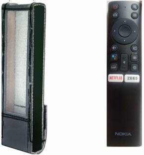 LUNAGARIYA Flip Cover for Protective Cover for Nokia Smart led/LCD tv Remote Control, PU Leather Cover Holder