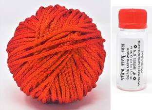 Kuhu Creations Red Mauli - Kalawa - Raksha Sutra with Ayodha Dham Saryu Jal, Red Thread 5 Meters