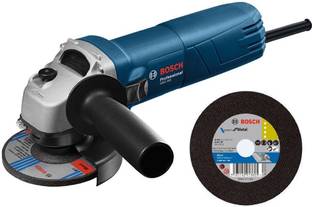 BOSCH GWS 600 with 4 inch cutting wheel Angle Grinder