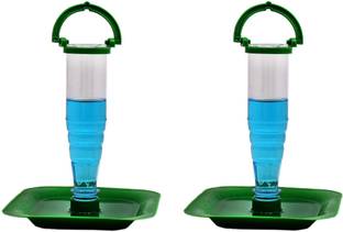 AMIJIVDAYA Nano Bird Feeder for Water (Green, 2 Piece) Window Bird Feeder