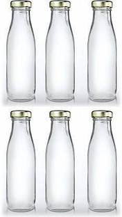goblet GLOSSY CLEAR GLASS WATER/JUICE MULTIPURPOSE BOTTLE 1000 ml Bottle