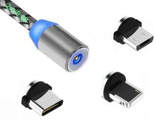 NKL Magnetic Charging Cable 1 m x 360 data cable USB Type C Cable Compatible
