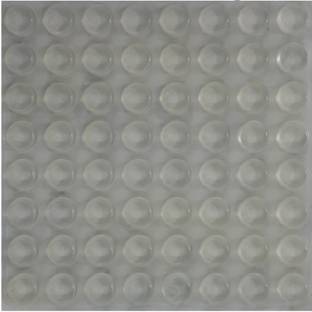 Volo Round Self Adhesive Silicone Bumper, Circular Dots Cabinet Safety Stoppers for Drawer with Mute Buffer( Pack of 64 pcs) Floor Mounted Door Stopper