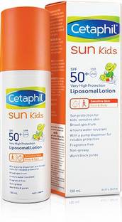 Cetaphil Sunscreen - SPF 50 PA+ Sun Kids Liposomal Lotion SPF 50+