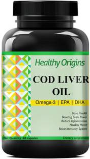 Healthy Origins Cod Liver Oil Capsules