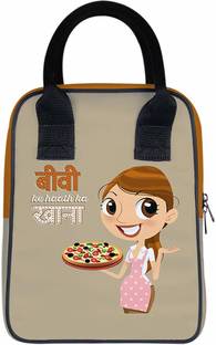 Raavi colors Biwi k Hath ka Khanna Waterproof Lunch Bag