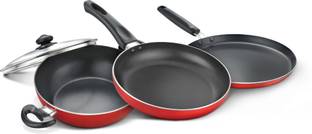 Judge by TTK Prestige Deluxe Induction Bottom Non-Stick Coated Cookware Set
