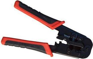 D-Link Modular Plug Crimper RJ-45 RJ-12 RJ -11 with Flat Cable Cutter & Stripper Designed With Key Ways In 8p, 6p And 4p Modular Holders Manual Crimper NTC-001 Manual Crimper ntc 001 Manual Crimper