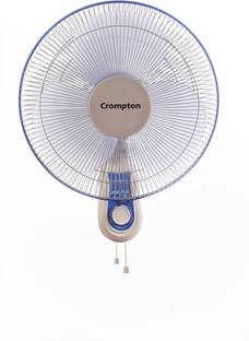 Crompton WMHIFLONEO16INBL with 2 Warranty Anti Dust 400 mm Wall Fan
