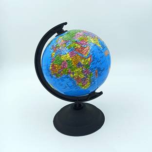 CRAFTWAFT WORLD POLITICAL GLOBE IN ENGLISH 12.5 CM AXIS DESK & TABLE TOP POLITICAL World Globe