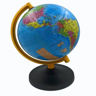 CRAFTWAFT WORLD POLITICAL GLOBE IN HINDI DESK & TABLE TOP POLITICAL World Globe