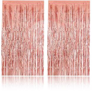 SOI Rose Gold Foil curtain