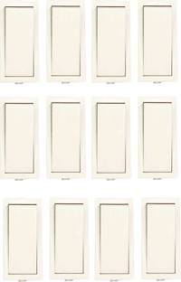Electro Factory Electric Switch 6 AMP-White-Pack of 12 Plastic Light Socket