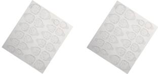 Shills Professional Nail Adhesive Tabs for Artificial Nails False Nail Tips Extension Tools (Transparent) - Pack of 2 Sheets 48 Stickers