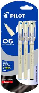 PILOT Hitechpoint 05 (2Blue,1Black) Gel Pen