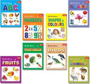 My Picture Book Collections (Set Of 8) - My First Book Of ABC, My First Book Of Numbers, My First Book Of Shapes & Colours, My First Book Of Flowers, My First Book Of Fruits Vegetables, My First Book Of Birds, My First Book Of Animals