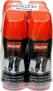 show Instant Shine Shoe Liquid Polish Leather, Synthetic Leather Shoe Liquid Polish
